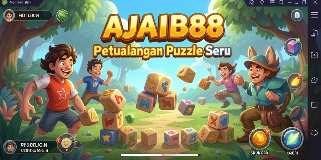 Screenshot gameplay AJAIB88 menampilkan tantangan puzzle menarik.