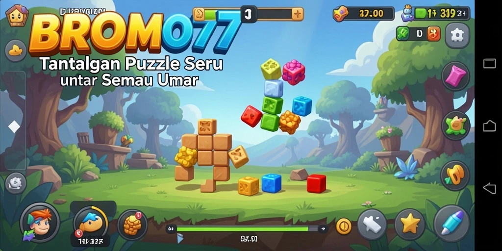 Tampilan gameplay dari BROMO77 yang penuh tantangan dan keseruan.