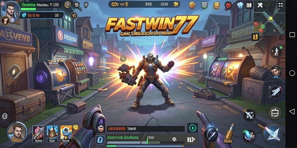 Tampilan gameplay menarik dari FASTWIN77 yang penuh warna.