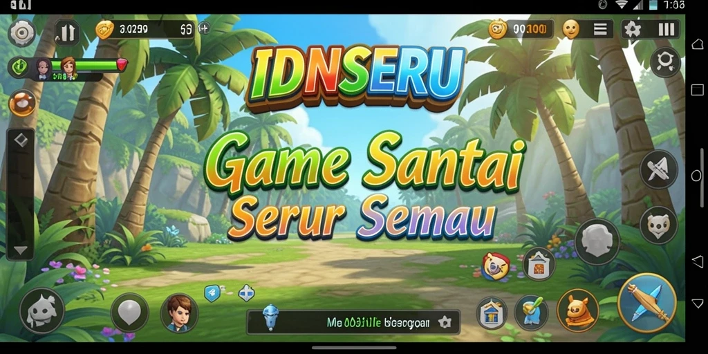Tampilan gameplay seru dari IDNSERU yang menyenangkan.