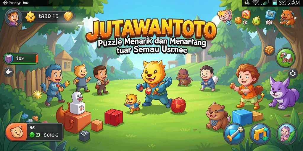Tampilan gameplay JUTAWANTOTO yang seru dan penuh tantangan.