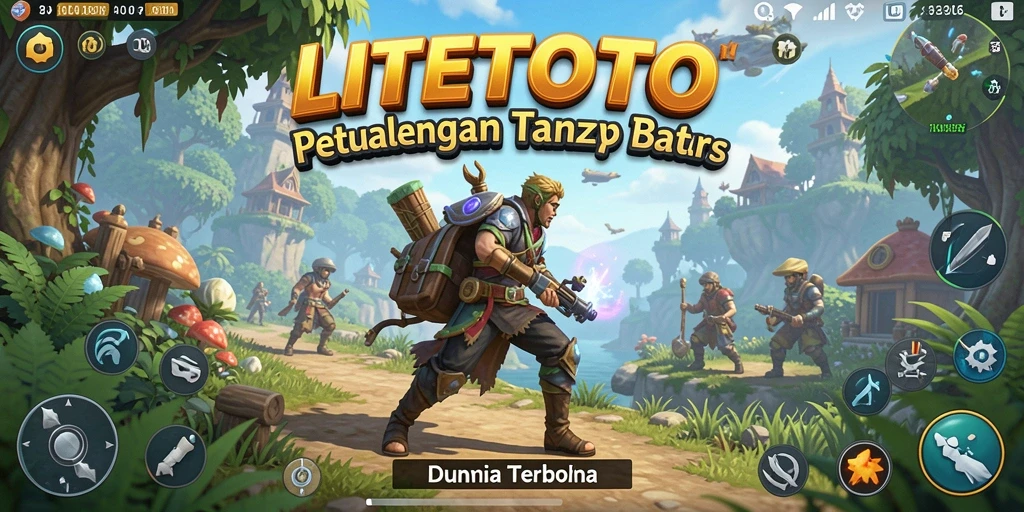 Tampilan menakjubkan dunia terbuka LITETOTO.