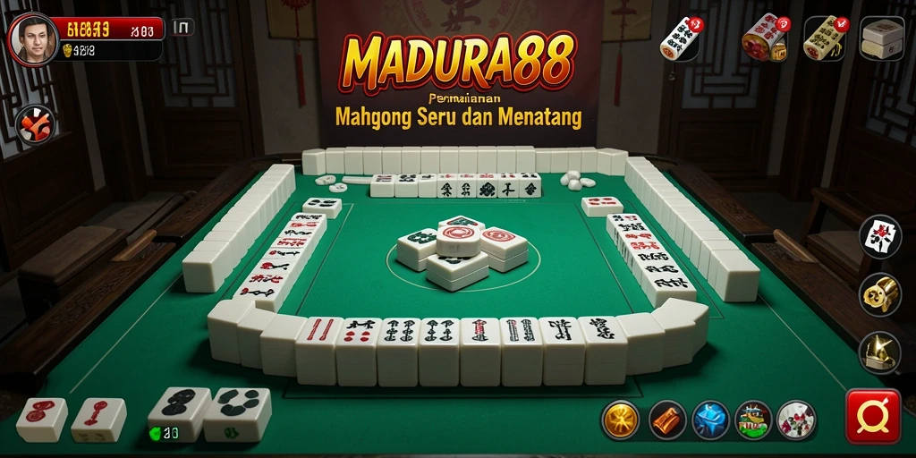 Tampilan permainan Mahjong yang menarik di MADURA88.