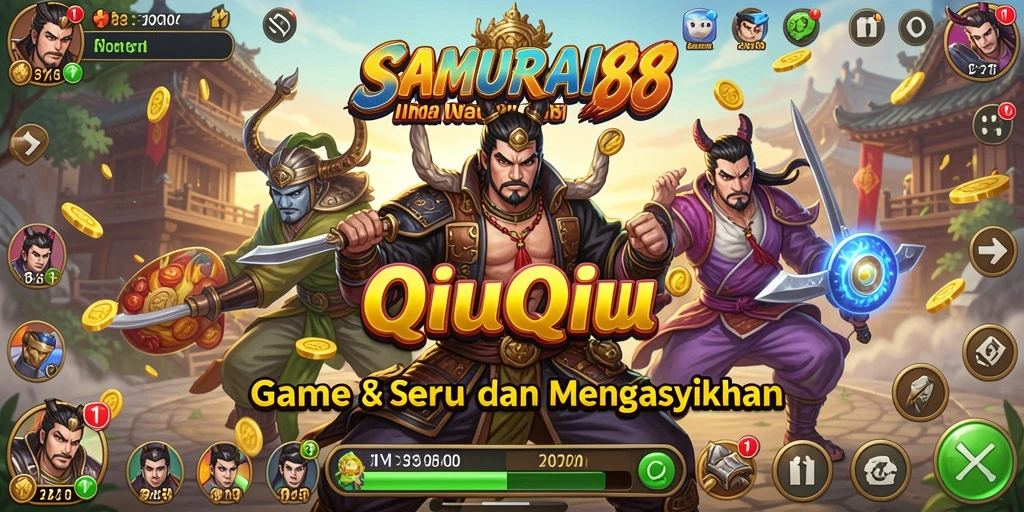 Tampilan gameplay seru dalam SAMURAI88 yang menarik.