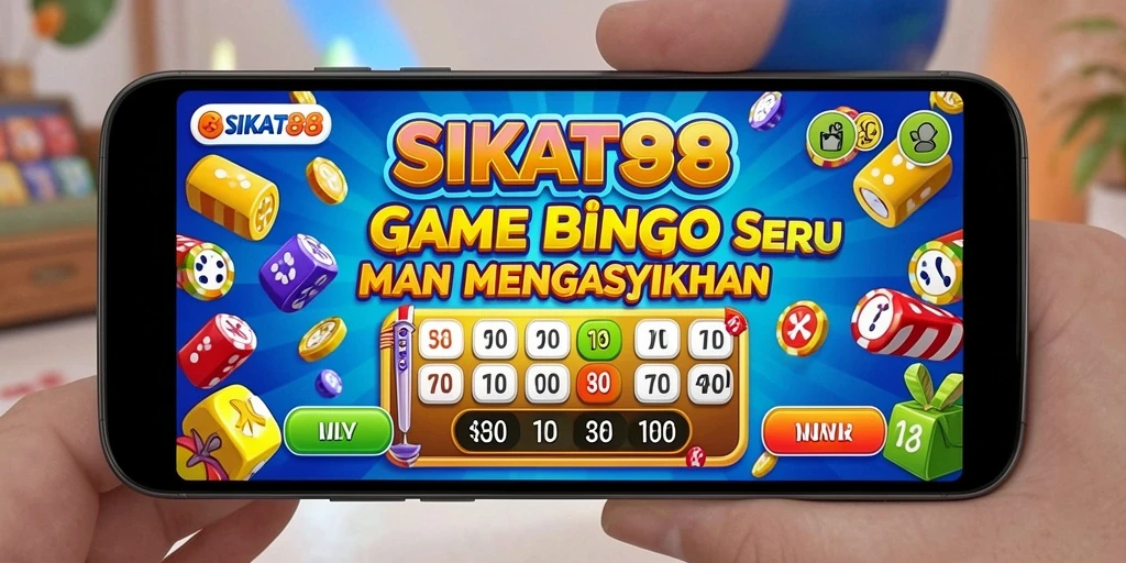 Screenshot gameplay SIKAT88 yang menampilkan permainan Bingo yang seru.