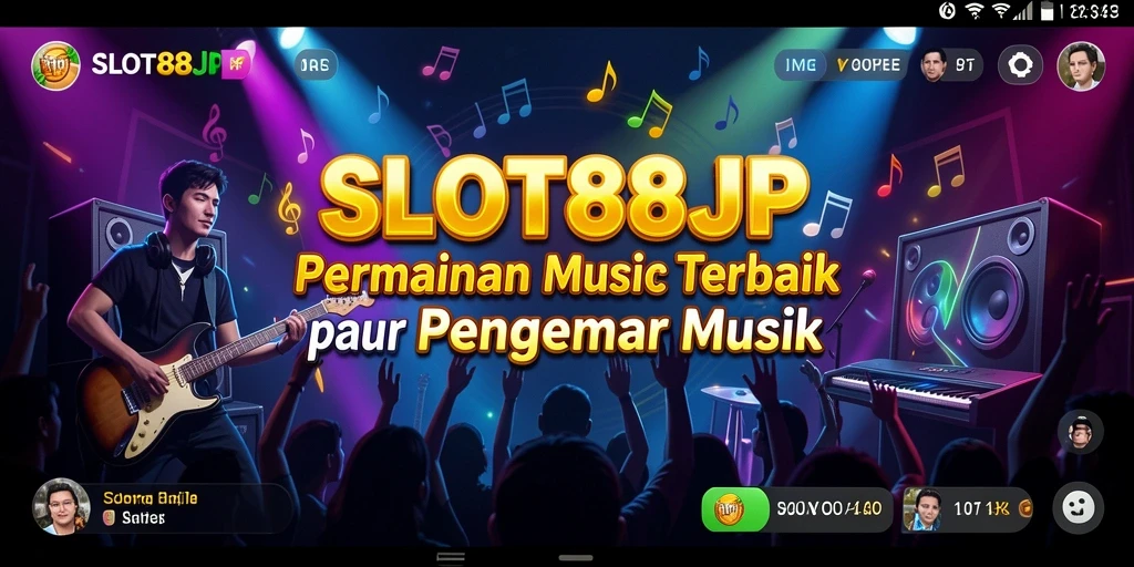 Screenshot gameplay SLOT88JP menampilkan keseruan bermain musik.