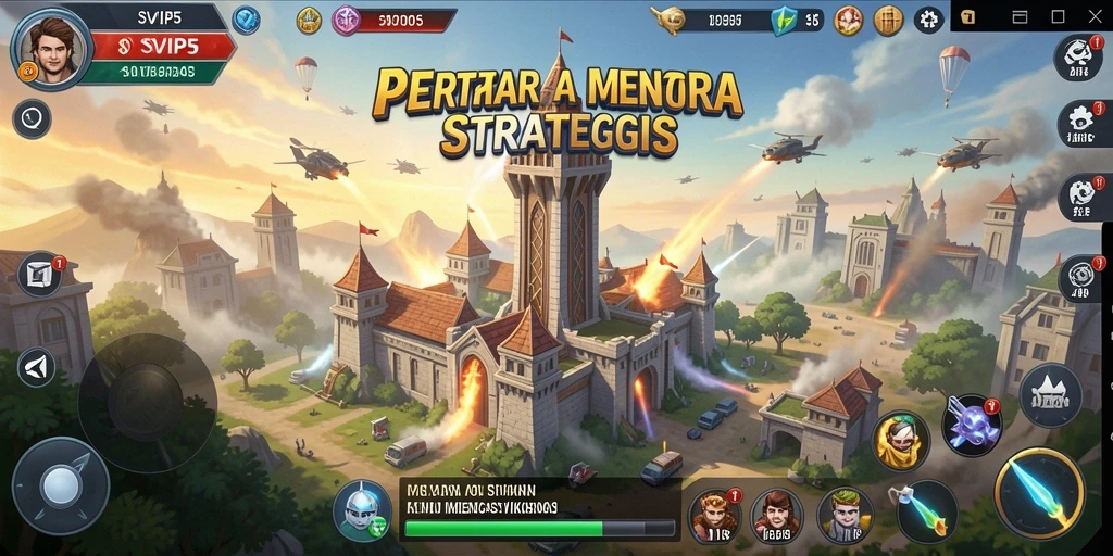 Gameplay menegangkan dalam SVIP5 saat mengalahkan musuh.