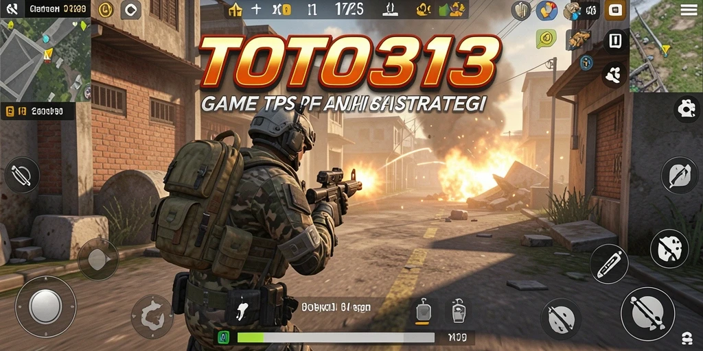 Tampak dalam game TPS yang mendebarkan dan penuh aksi.